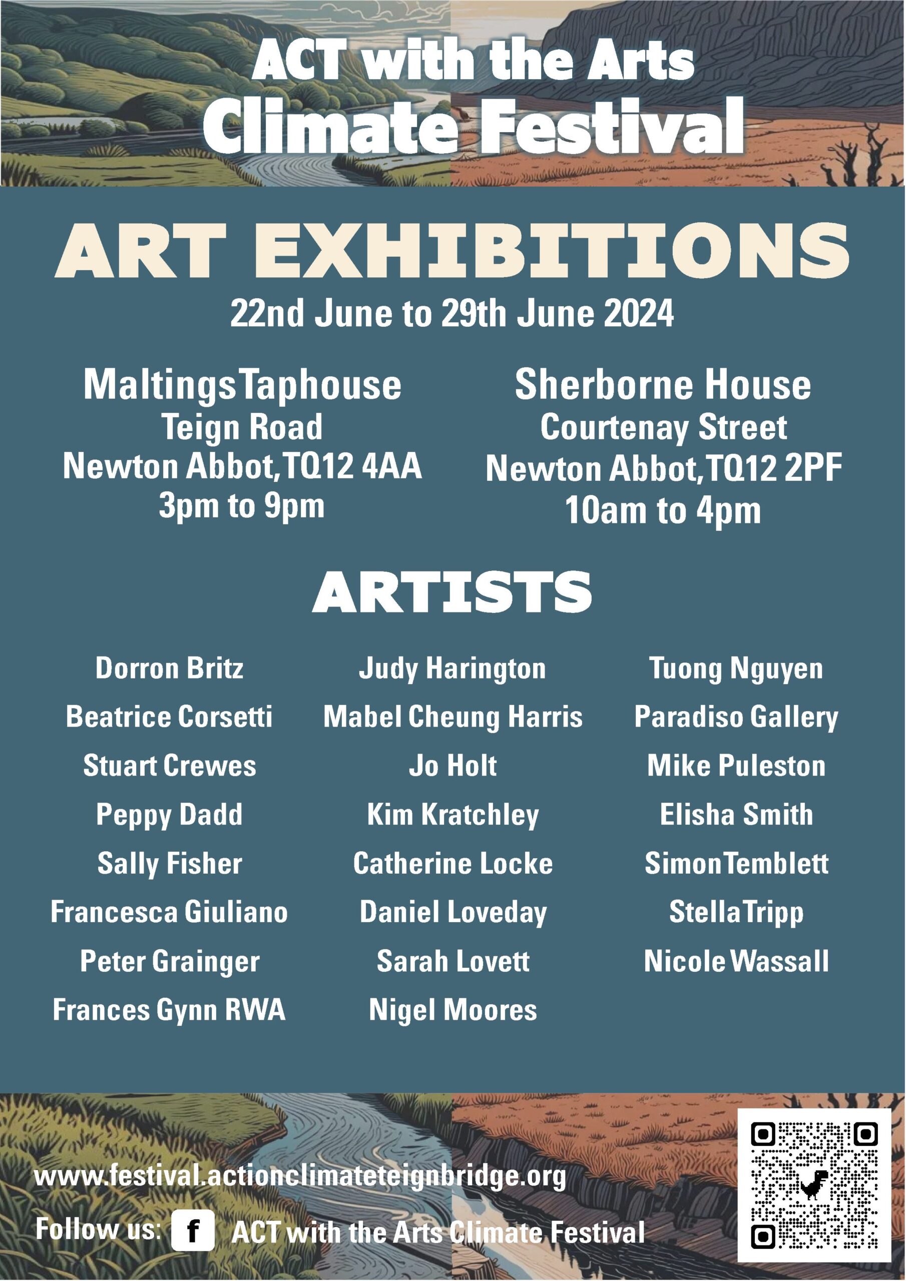 Strong Focus on Endangered Species in Climate Festival Art Exhibitions in Newton Abbot and Bovey Tracey